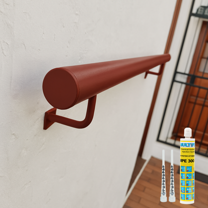 Handrail - 50mm ø Steel Round Tube