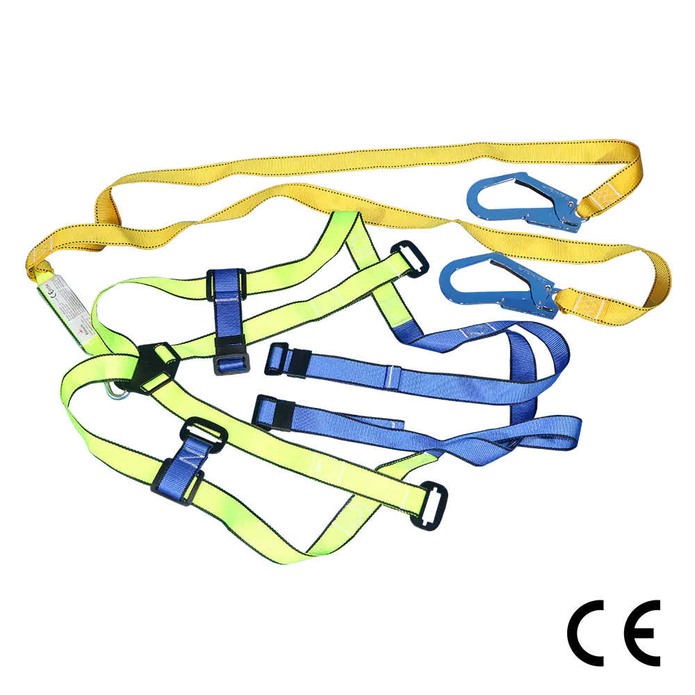 Full Body Harness with Scaffold Hook - Double Lanyard