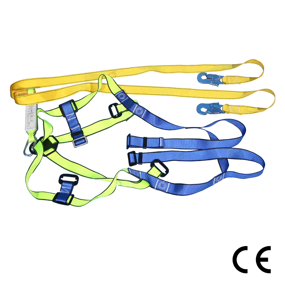 Full Body Harness with Snap Hook - Double Lanyard