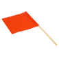 Warning Flags - Red - Wooden Handle