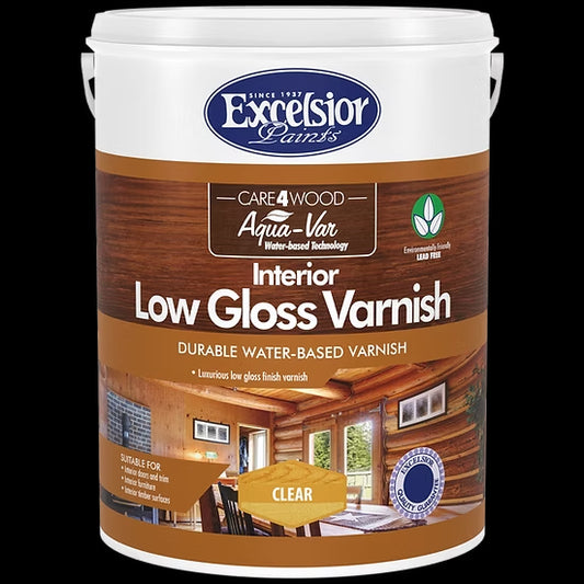 Aqua-Var (water-based) Interior Low Gloss Varnish