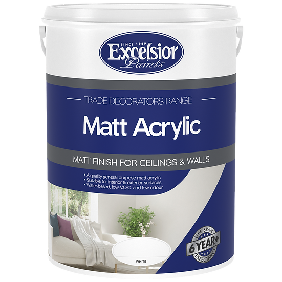 Trade Decorators Matt Acrylic