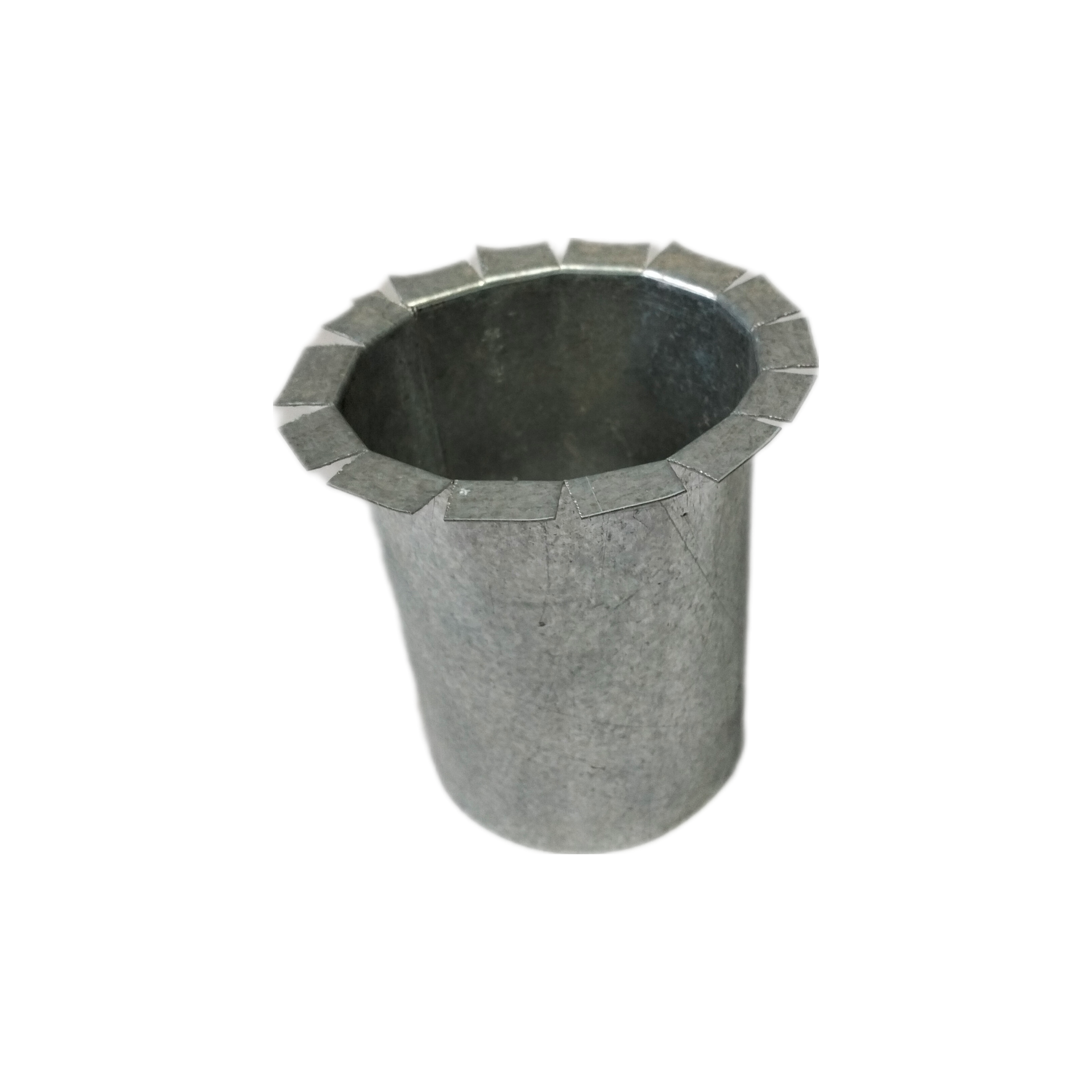 Downpipe Outlet 75mm Round - Galvanized