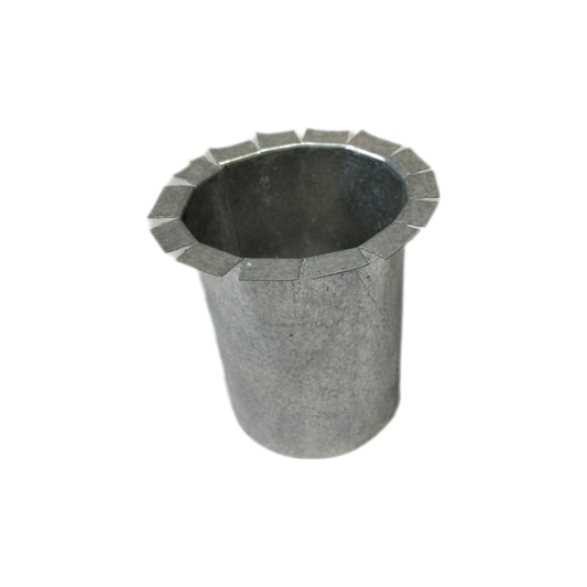 Downpipe Outlet 75mm Round - Galvanized