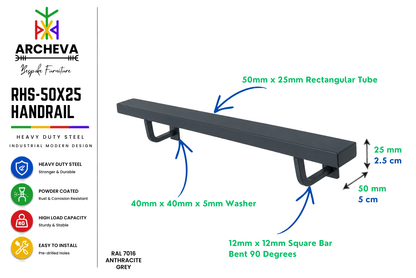 RHS-50x25 Handrail