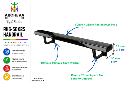 RHS-50x25 Handrail