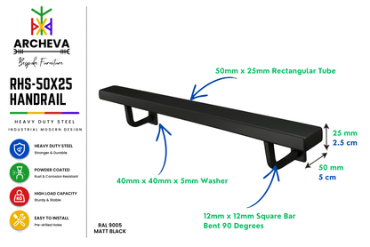 RHS-50x25 Handrail