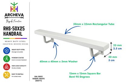 RHS-50x25 Handrail