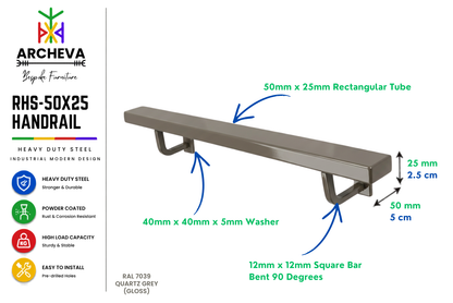 RHS-50x25 Handrail