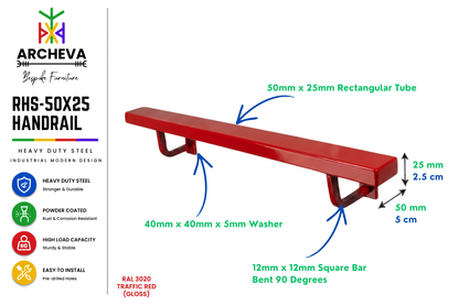 RHS-50x25 Handrail
