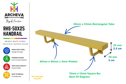 RHS-50x25 Handrail