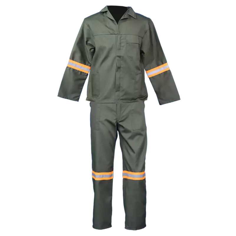 Overall - Conti Suit with Reflective Tape - Bottle Green - Acid Resistant