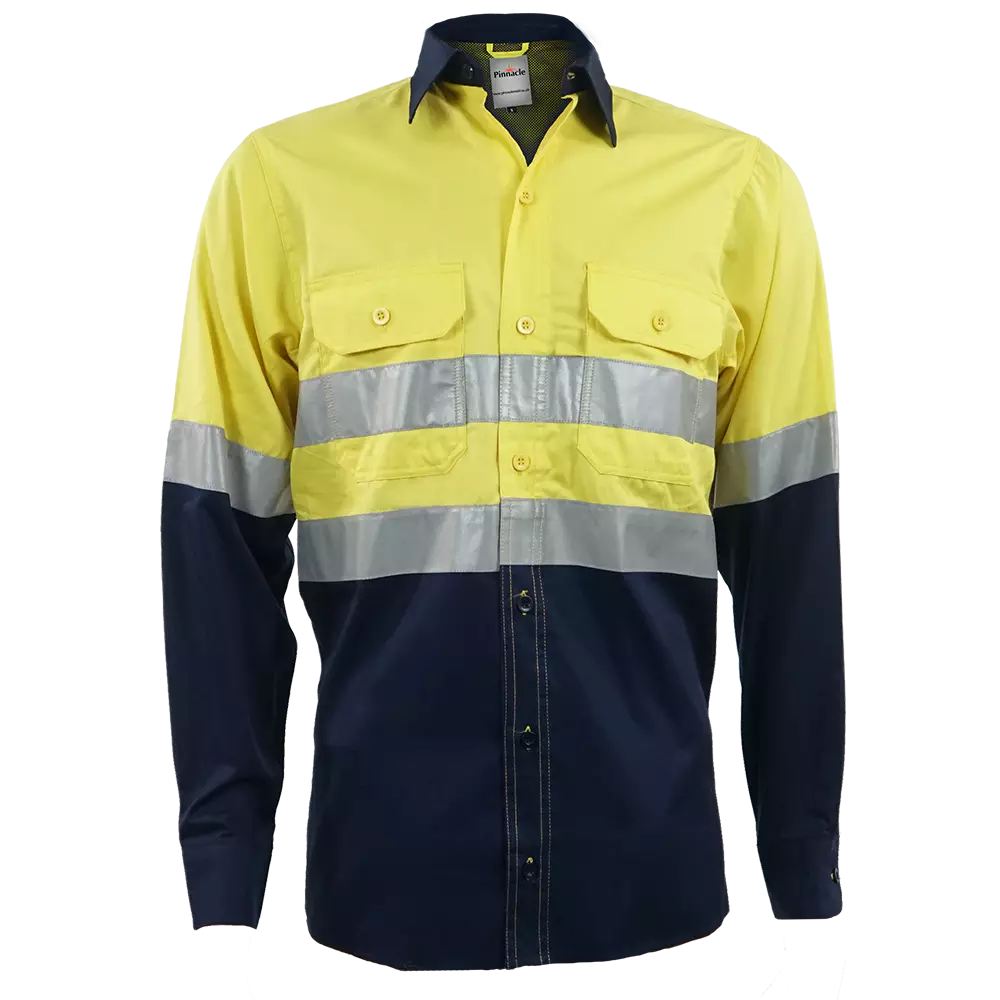 Pinnacle - Vented Reflective Mining Shirt