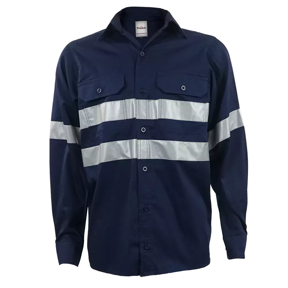 Pinnacle - Vented Reflective Mining Shirt