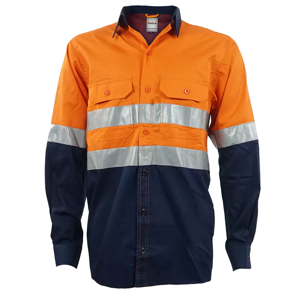 Pinnacle - Vented Reflective Mining Shirt