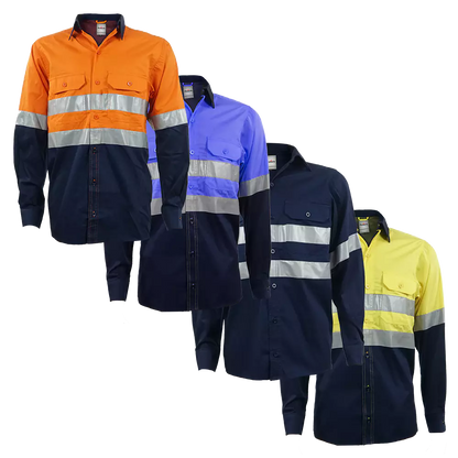 Pinnacle - Vented Reflective Mining Shirt